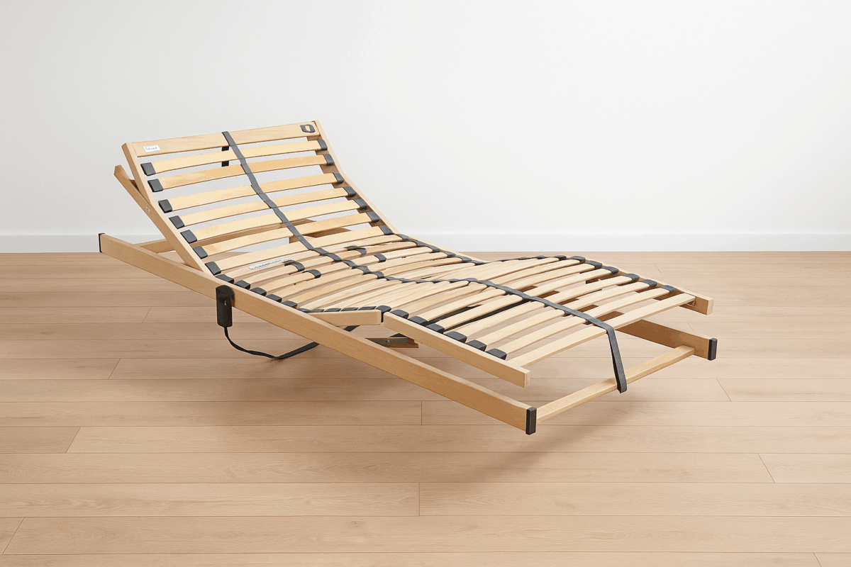 Løs elevationsbund 28 lameller Motor med betjening - Billede 1