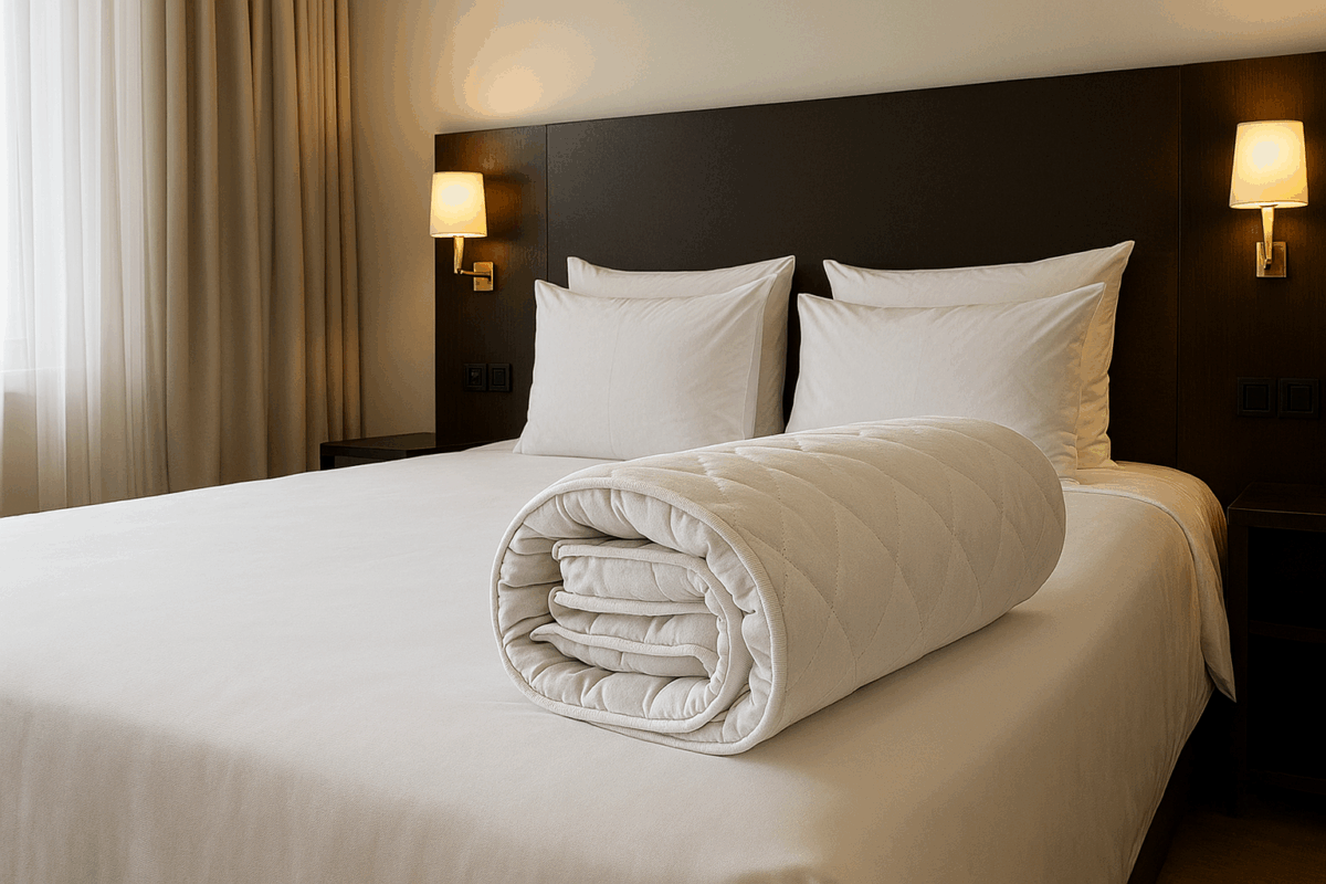 Restvarer: LAPUR 5 TOPMADRAS m/ 5 cm kerne (m/ betræk 7cm) Udstilling - Billede 1