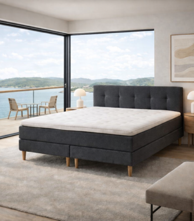 Vega-Continental-seng-med-gavl-model-trenset-fra-Sengebutikken-Sengeland